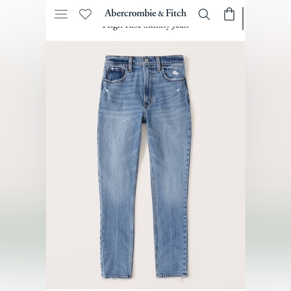 Abercrombie High Rise Skinny Jean